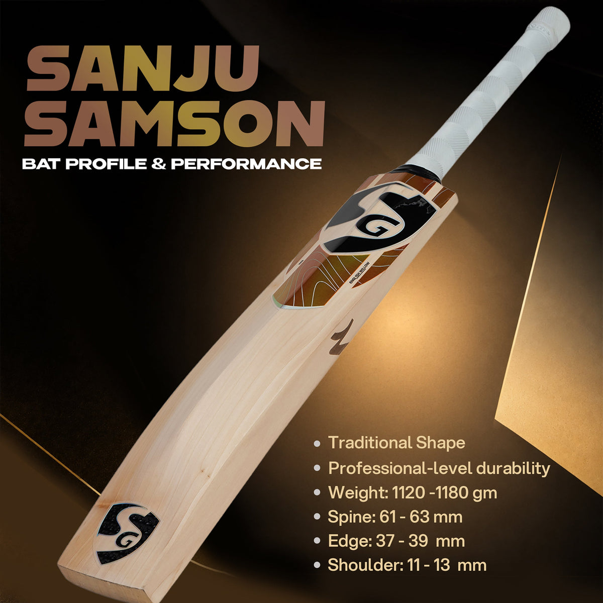SG Sanju Samson English Willow Cricket Bat