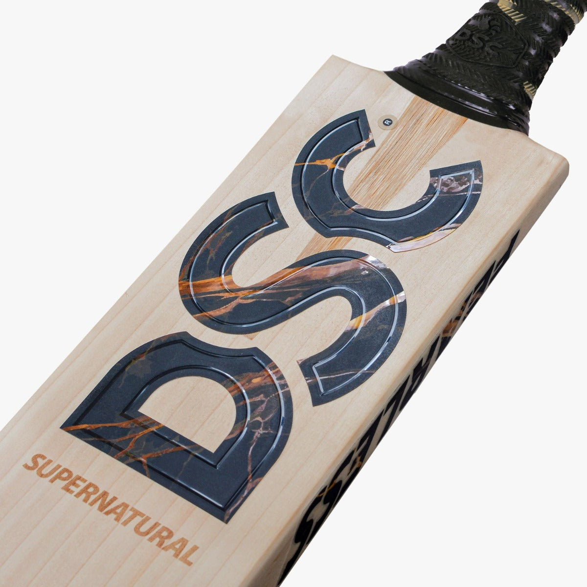 DSC Supernatural English Willow Cricket Bat Black Marble