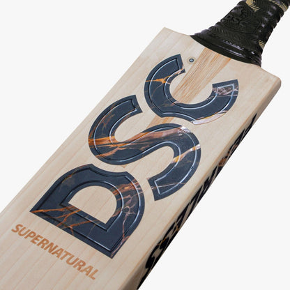 DSC Supernatural English Willow Cricket Bat Black Marble