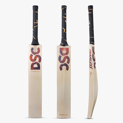 DSC Supernatural English Willow Cricket Bat Rust Brown