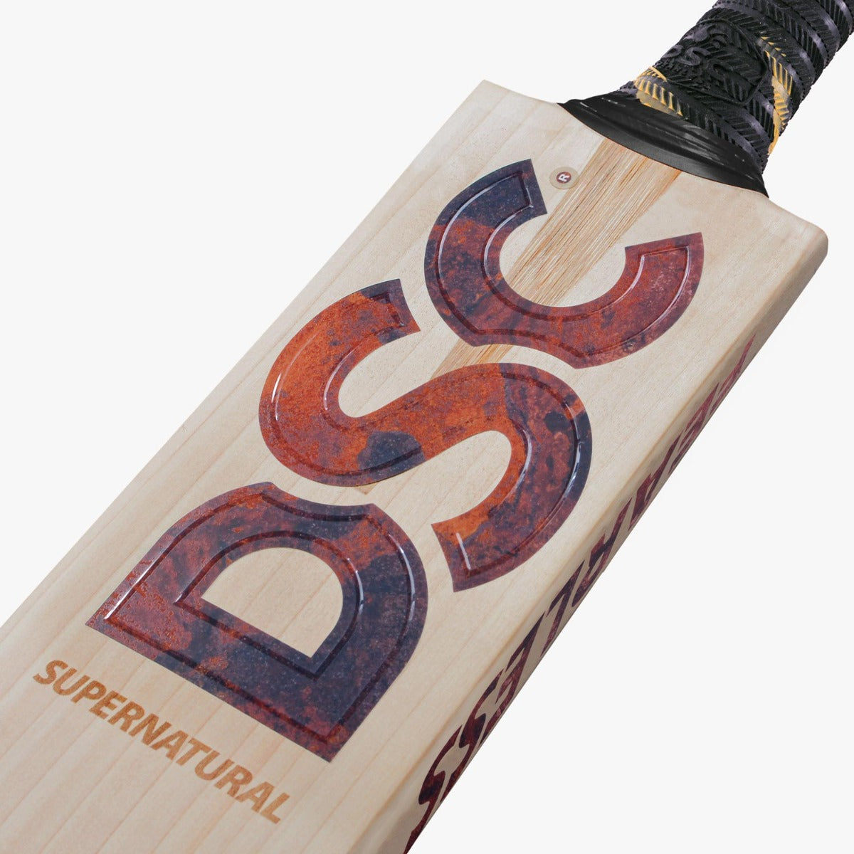 DSC Supernatural English Willow Cricket Bat Rust Brown
