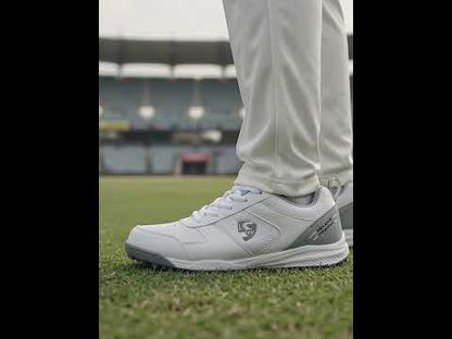 SG - Fusion Grey/White Cricket Shoes